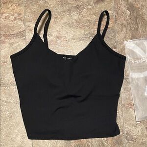 P'tula Black Tennis Tank